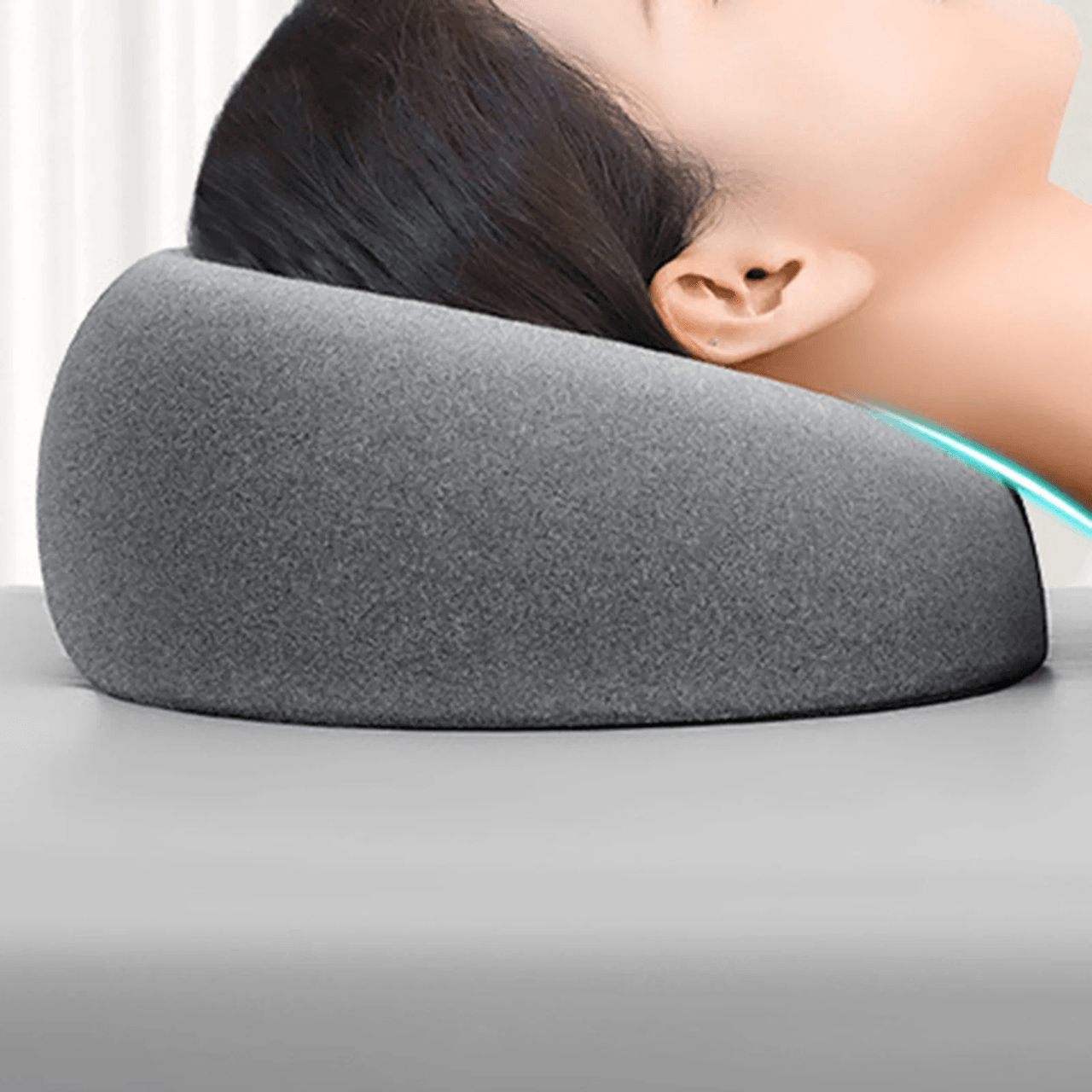 RestEase Memory Foam Face Down Pillow for Desk Naps and Massage Comfort