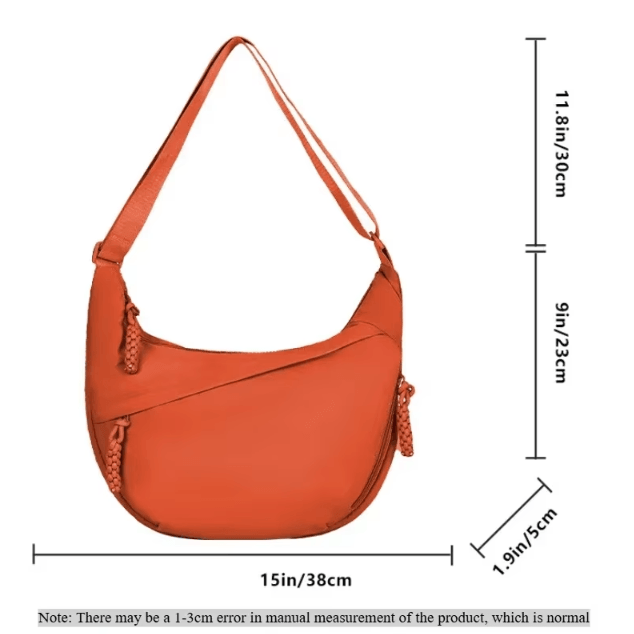 Trendy Womens Soft Cloth Shoulder Bag Large Casual Handbag Crossbody Tote