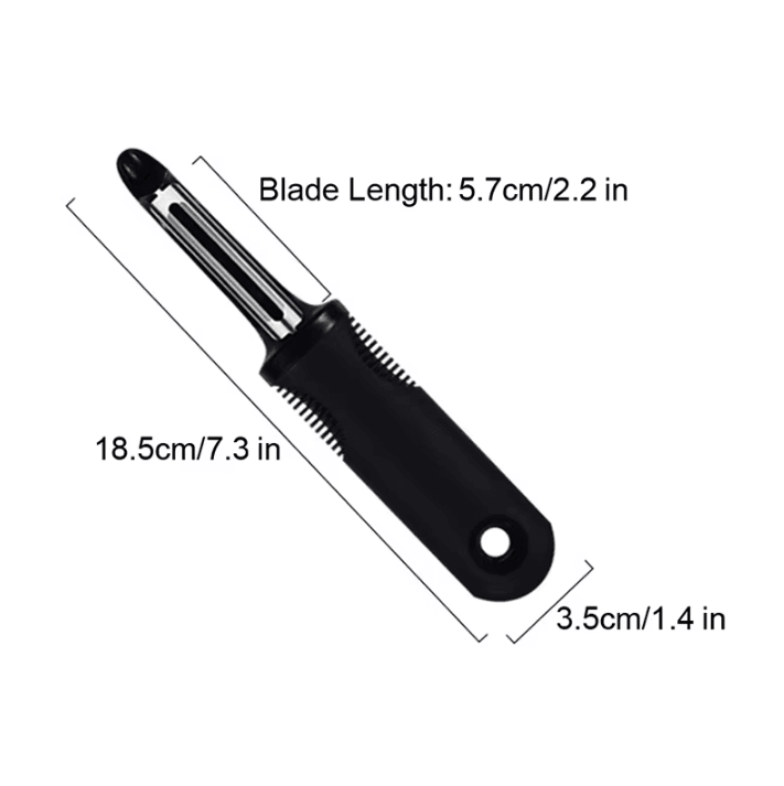 Professional Stainless Steel Swivel Vegetable Peeler – Ultra Sharp Potato & Fruit Peeler Tool