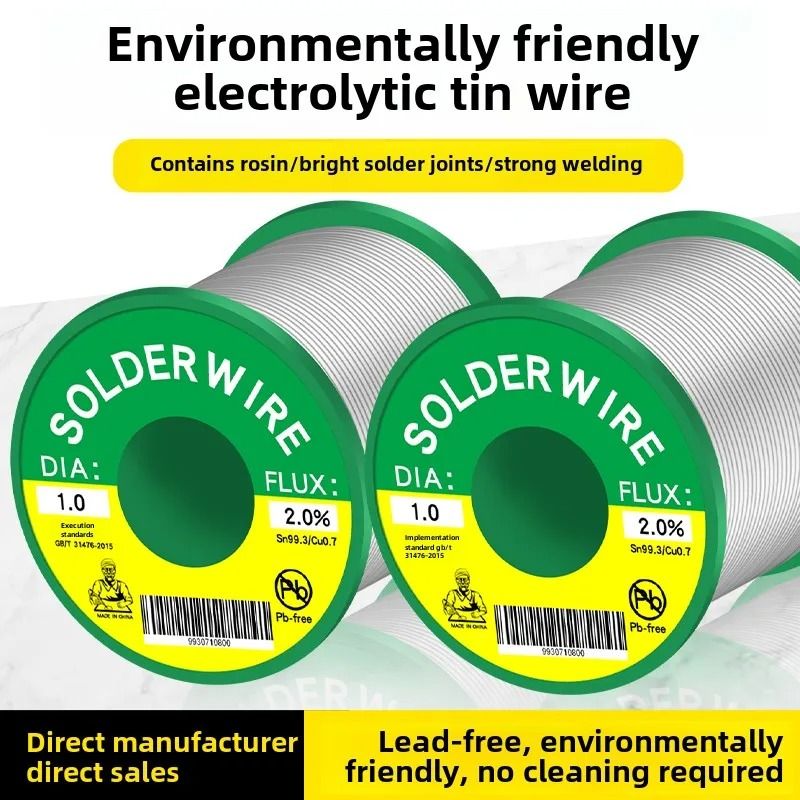 High Purity Lead-Free Soldering Wire with Low Temperature Flux Core 50g