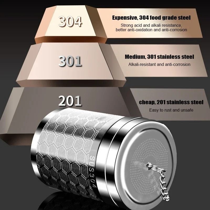 Extra Fine Mesh Stainless Steel Tea Infuser with Chain Hook
