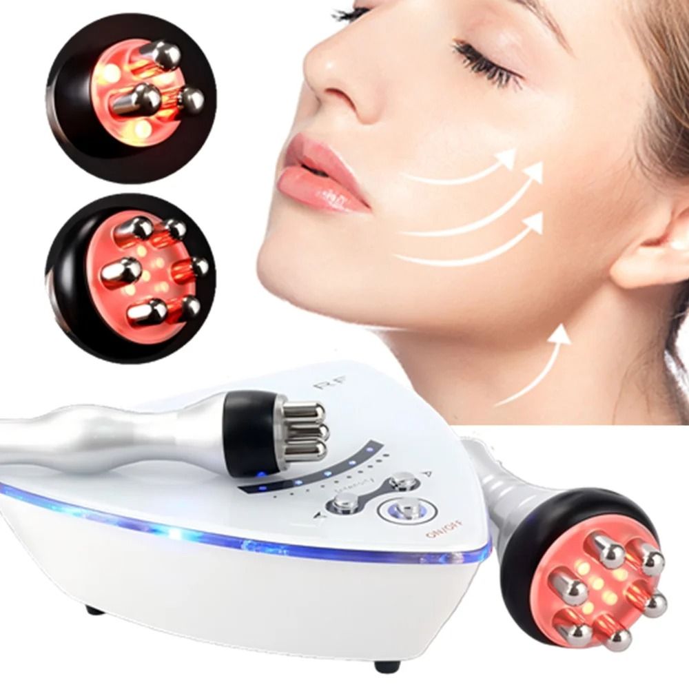 Multipolar RF Skin Lifting Beauty Device with Red Light Therapy