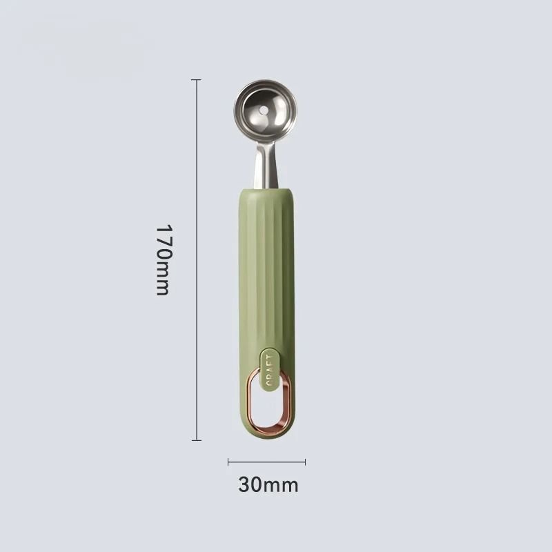 Watermelon Ball Scoop Stainless Steel Fruit Ice Cream Digger Kitchen Tool