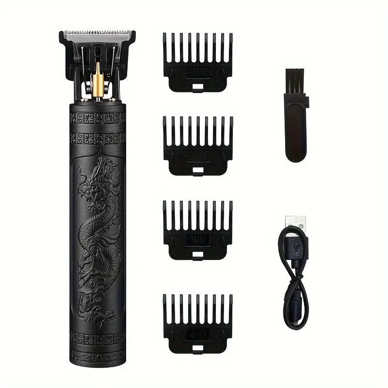 Wireless USB Rechargeable Hairdressing Kit and Beard Trimmer Set