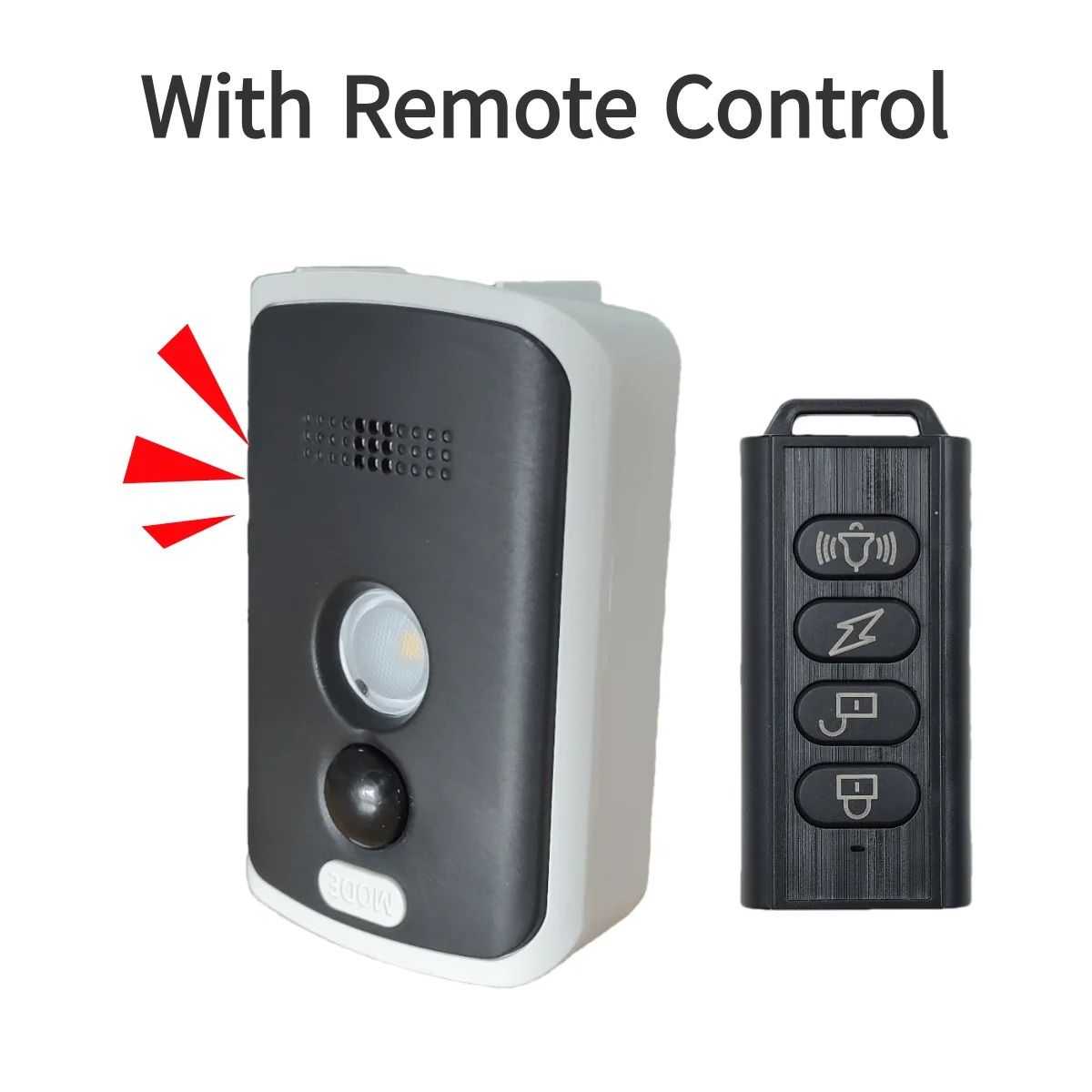 Wireless PIR Infrared Thermal Alarm with Remote Control