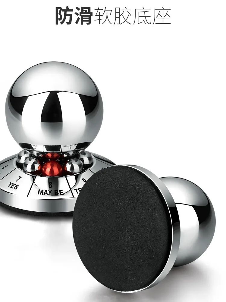 Metal Prophecy Decision Ball Spinner Desk Toy Stress Relief Fate Picker Gadget