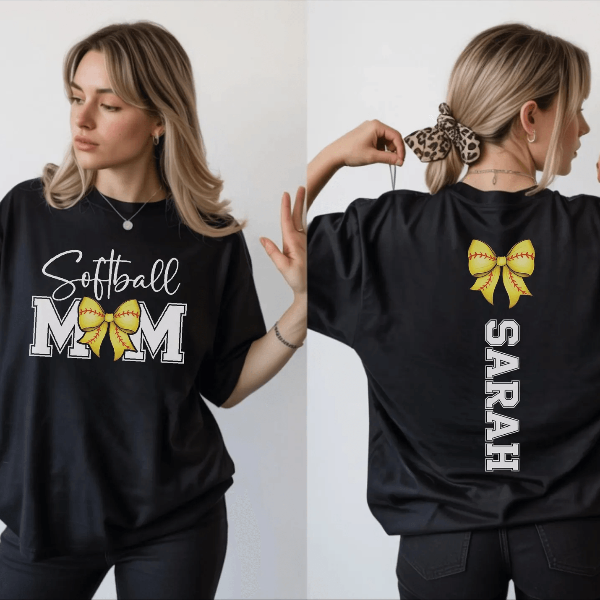 Comfort Colors Softball Mom Shirt – Custom Game Day Tee