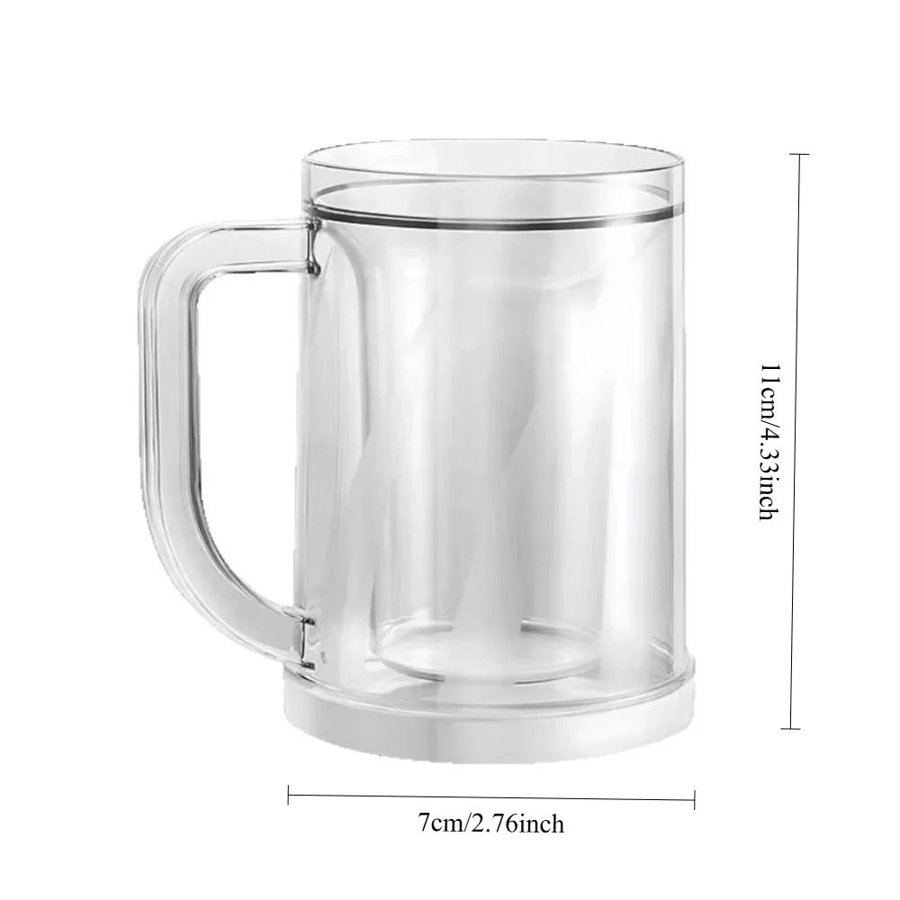 Summer Double Layer Refrigerated Ice Cup Large Capacity Beverage Mug