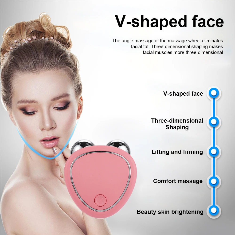 Facial Massager, Face Lifting Machine, Skin Tightening Microcurrent Roller, Rejuvenation Beauty, Anti Wrinkle