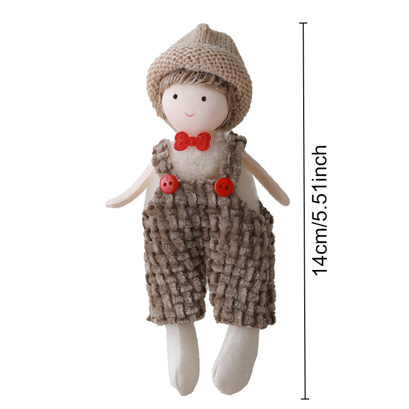 Christmas Plush Angel Doll Pendant, Lovely Boys Girls Tree Hanging Decoration, Cute Merry Christmas Party Ornaments