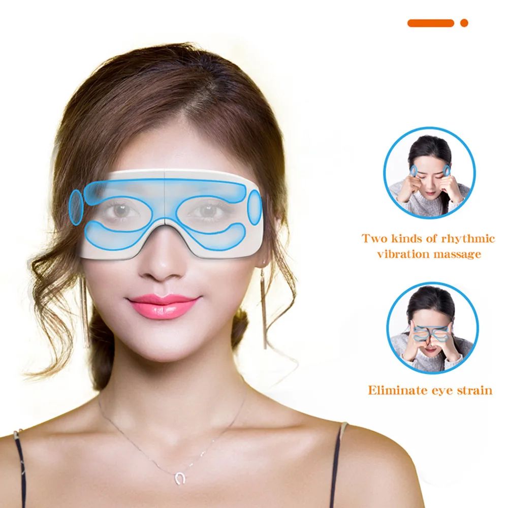 Smart Eye Massager with Heat and Air Pressure Bluetooth Relaxation Glasses
