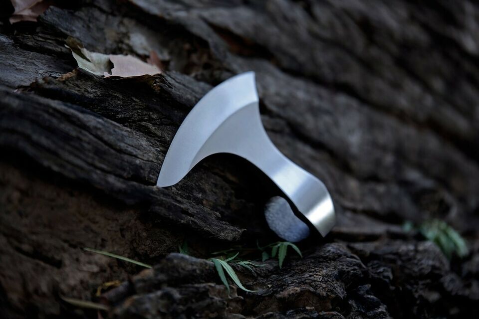 CUSTOM HAND FORGED HIGH POLISH CARBON STEEL VIKING TOMAHAWK BEAUTIFUL AXE HEAD