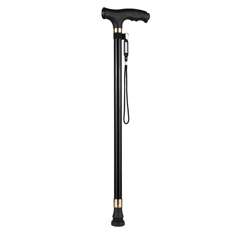 Retractable Non-Slip Aluminum Walking Cane with LED Light