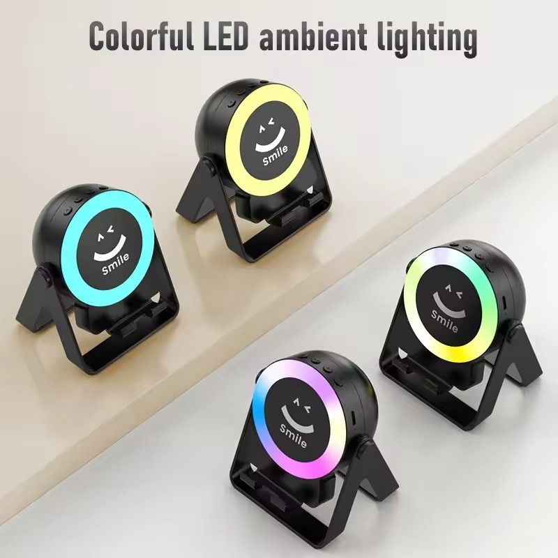 Magnetic Bluetooth Wireless Speaker Phone Holder Stand With LED