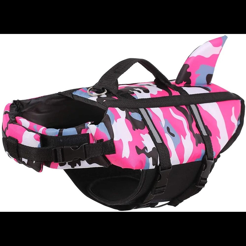 Dog Life Jacket Swim Vest Adjustable Pet Swimming Safety Vest