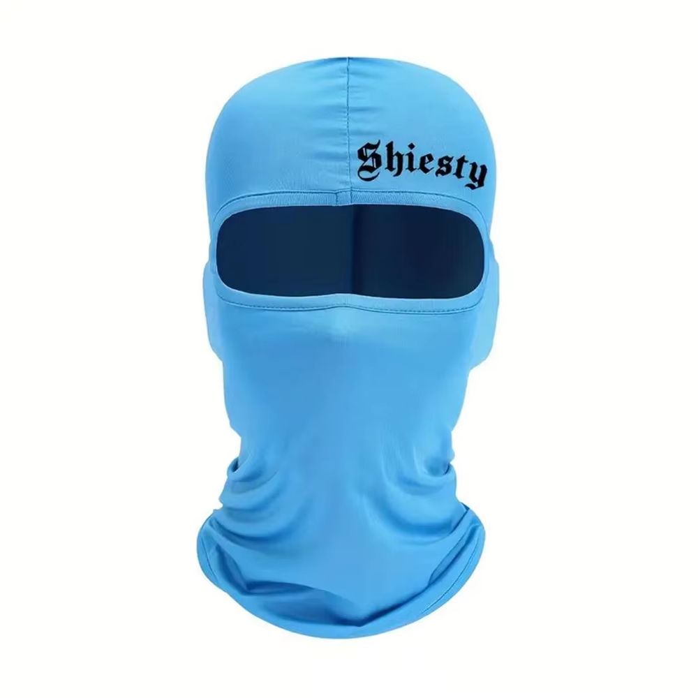 Smiling Face Print Unisex Balaclava Neck Cover Mask