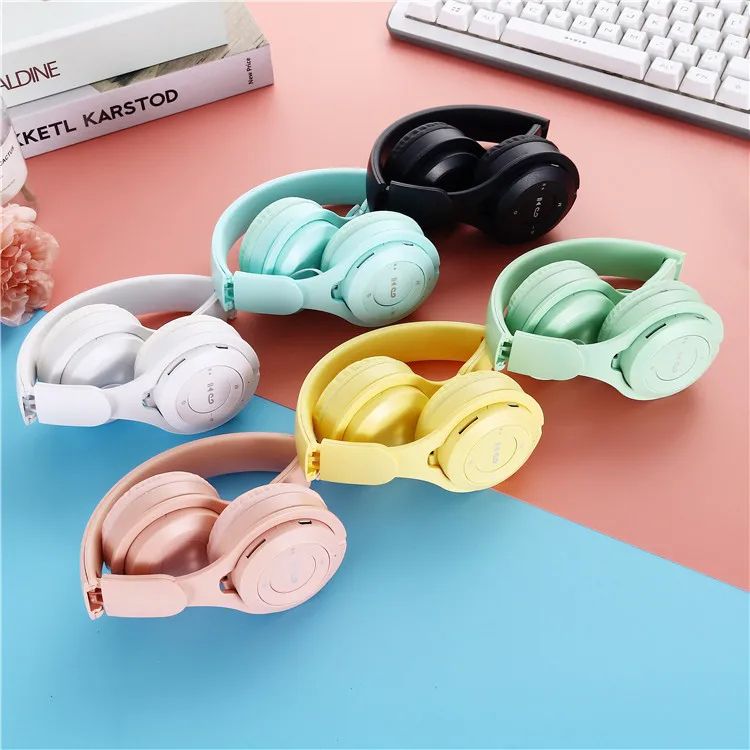 Macaron Y08 Wireless Bluetooth Gaming Headphones with Mic