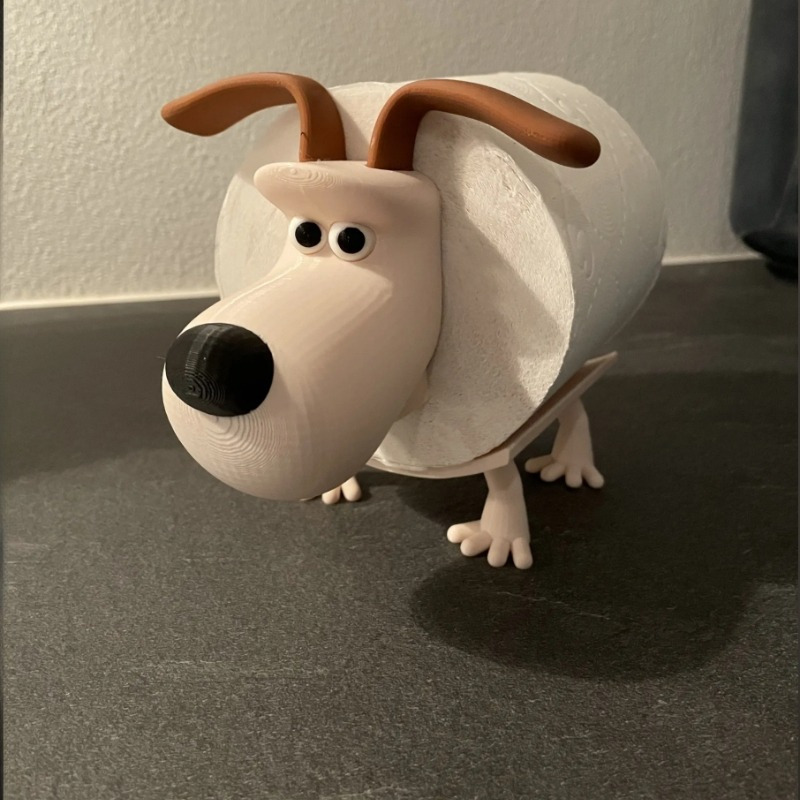 Bathroom Accessory Storage, Puppy Toilet Holder, Unique Home Decor for Living Rooms and Toilets