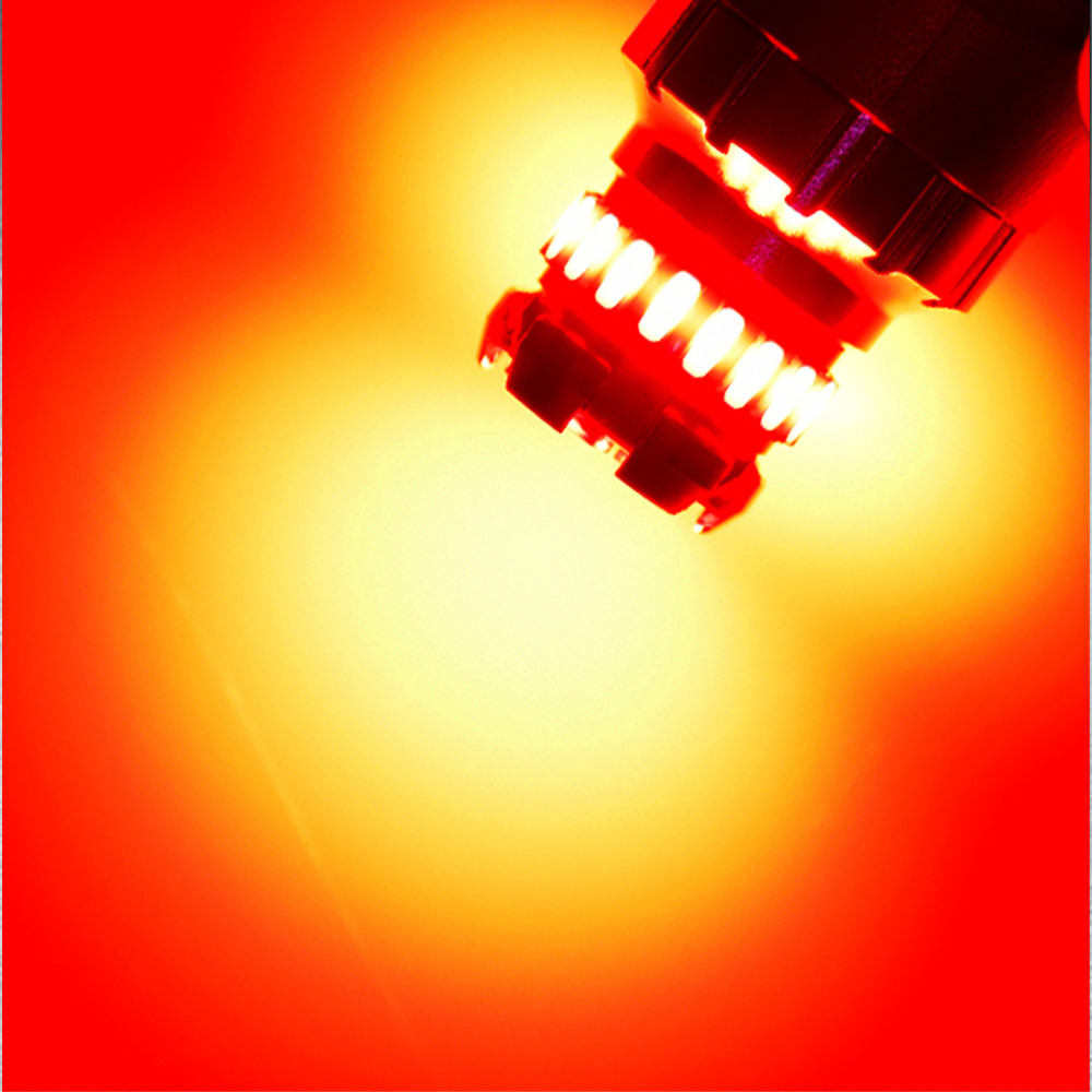 AUXITO LED Red Bulbs, White Yellow Car Lights, Brake Light, Reverse Lamp, DRL