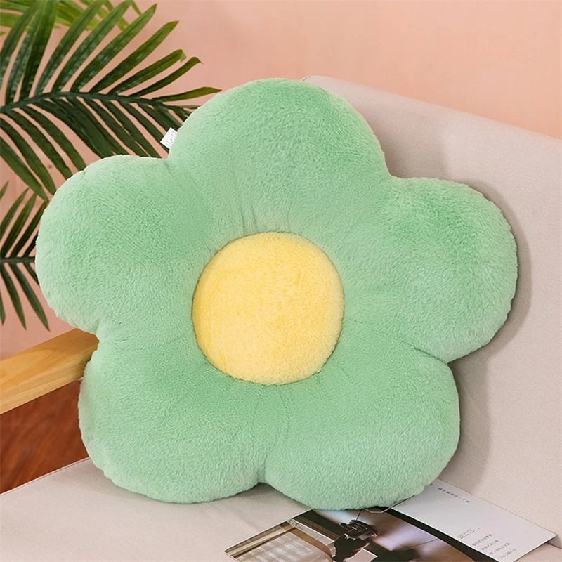 Soft Five Petal Flower Cushion