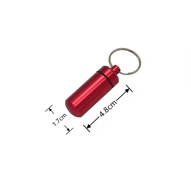 Mini Waterproof Aluminum Pill Box