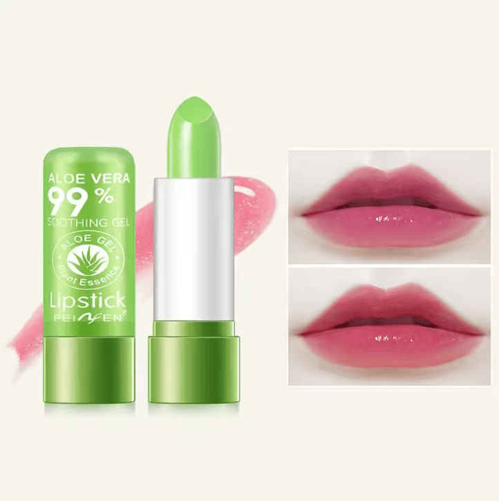 Aloe Vera Color-Changing Lip Balm – Temperature-Activated Hydrating Lipstick
