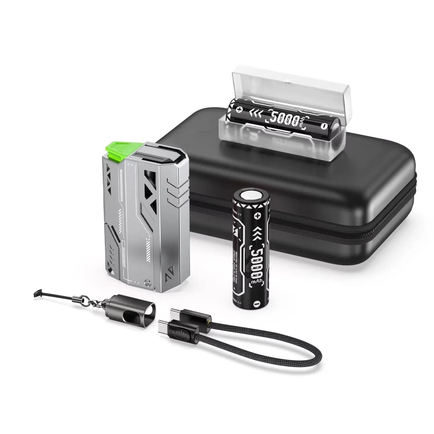 VYVYLABS Modular 20000mAh Power Bank – 22.5W Fast Charging External Battery with Replaceable Battery Pack