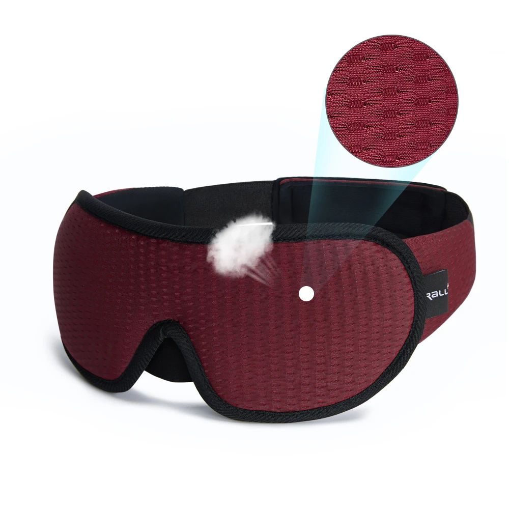 3D Contoured Light Blocking Sleep Mask
