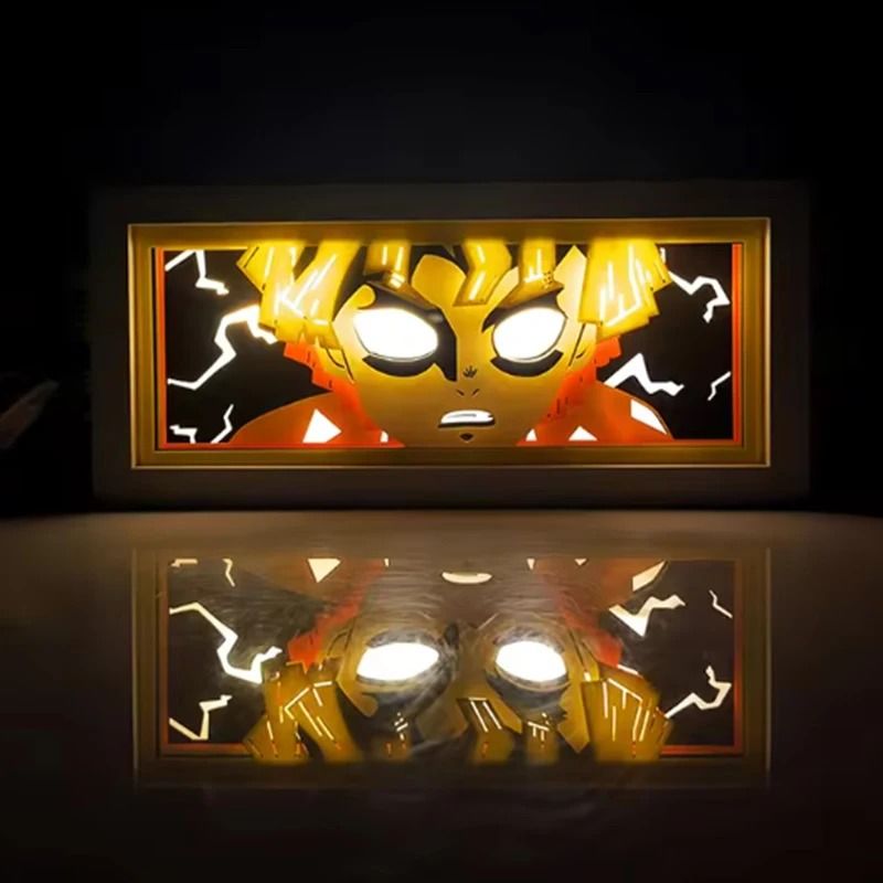 Demon Slayer Tanjiro 3D LED Anime Light Box Night Light