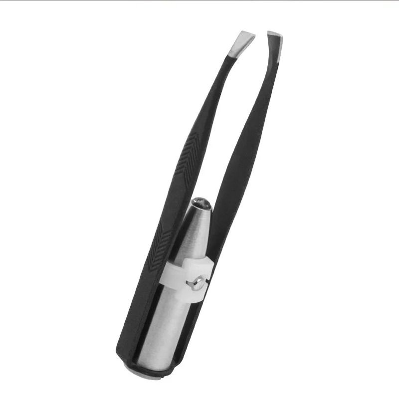 Precision LED Light Eyebrow Tweezer | Stainless Steel Smart Design Grooming Tool