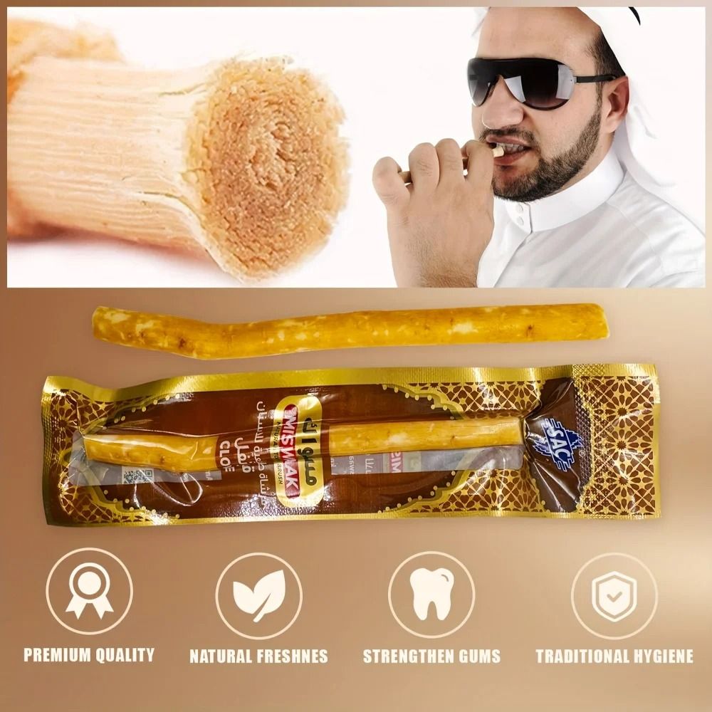 Special Branch Lilac Flavored Miswak Toothbrush Vacuum Sealed Natural Oral Care Stick for Fresh Breath and Healthy Gums