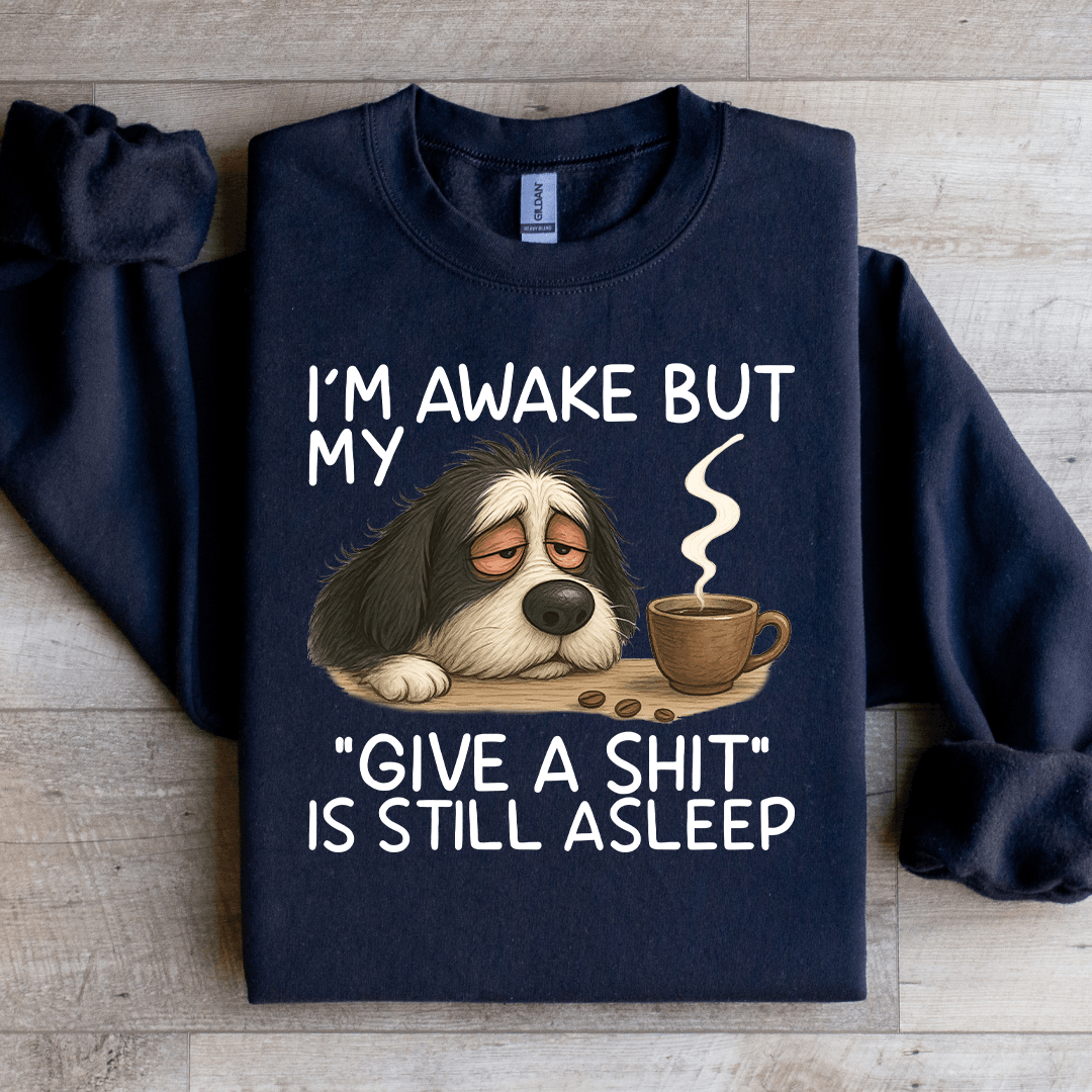 I'm Awake But My Give A S-it Sweatshirt