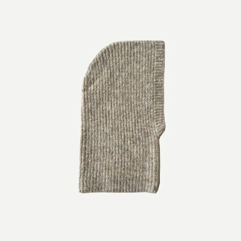 Cashmere and Alpaca-Touch Thermal Balaclava Hood