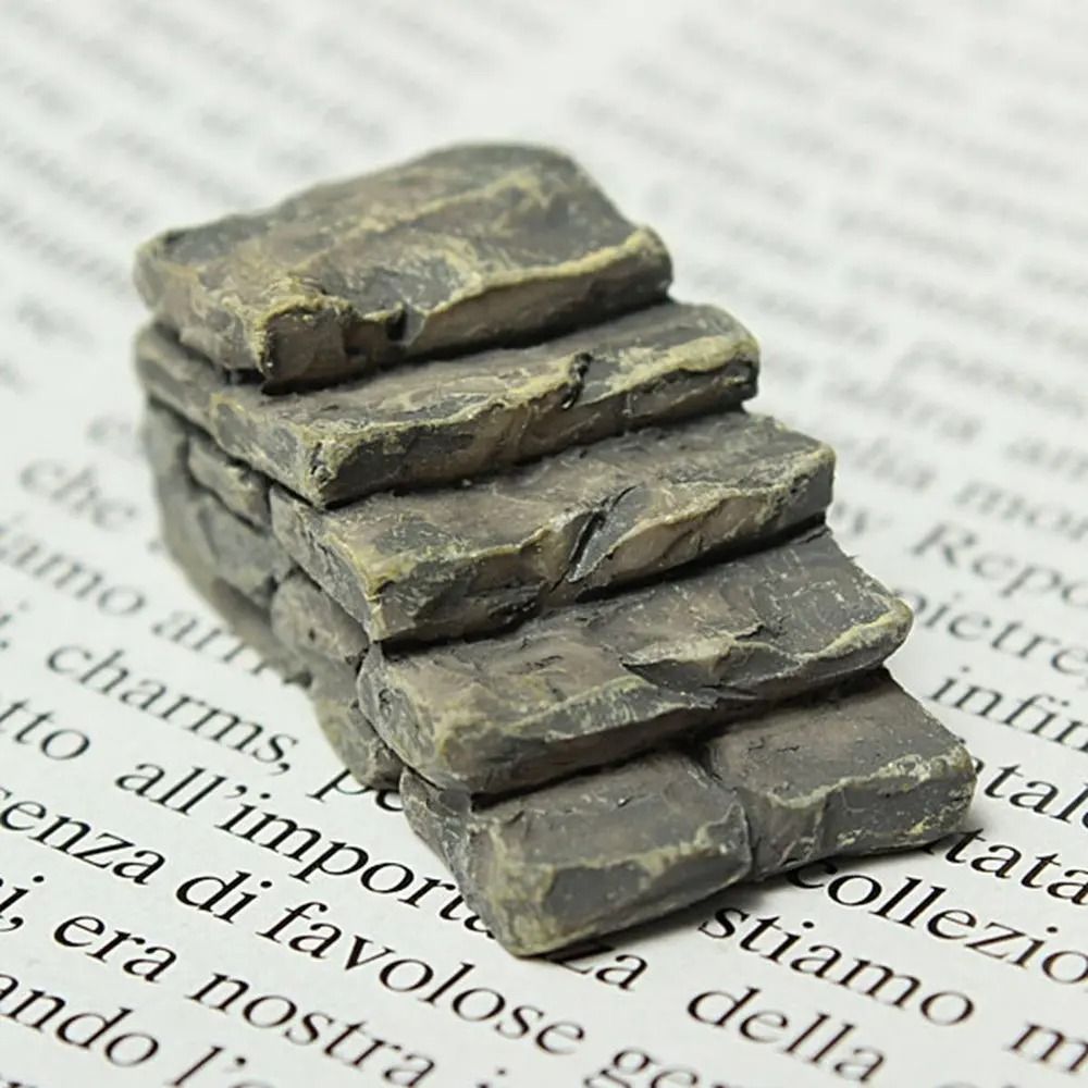 Mini Stone Steps Fairy Garden Decor Micro Landscape DIY Ornament