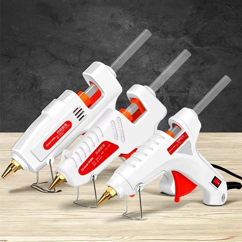 100W Heavy-Duty Hot Melt Glue Gun for DIY, Crafts & Fast Repairs