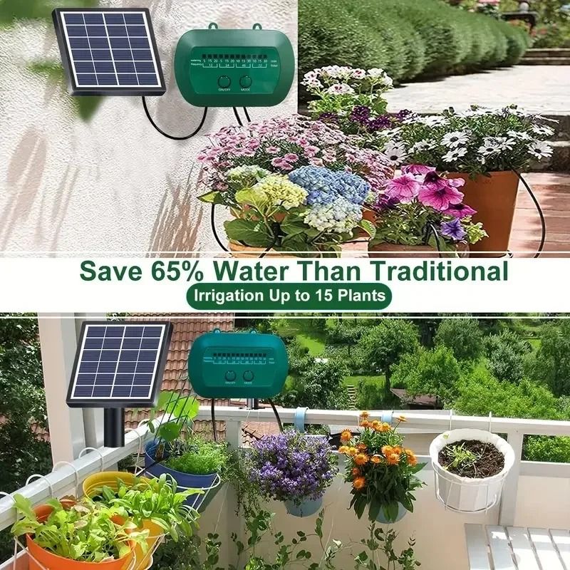 Solar Intelligent Irrigation Kit for Automatic Plant Watering