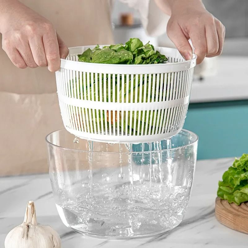 Multifunctional Vegetable Salad Spinner & Dehydrator – Efficient Lettuce Washer & Dryer