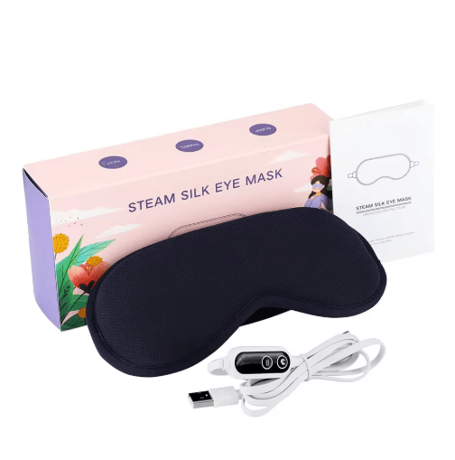 DreamEase Pro USB Heated Eye Mask with 3-Mode Massage