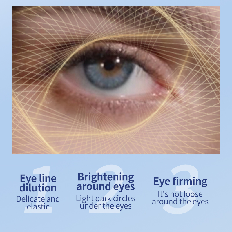 Hyaluronic Acid Firming OCHEAL Electric Massage Eye Cream, Fades Fine Lines, Moisturizing Eye Care Gel