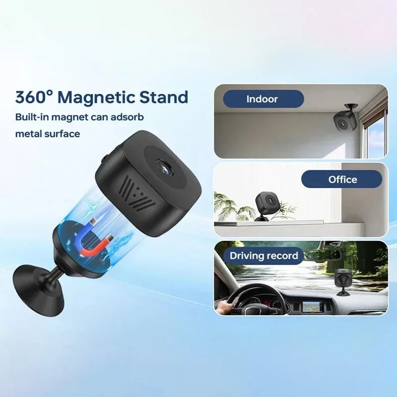Mini 4K Wi-Fi Security Camera with Night Vision