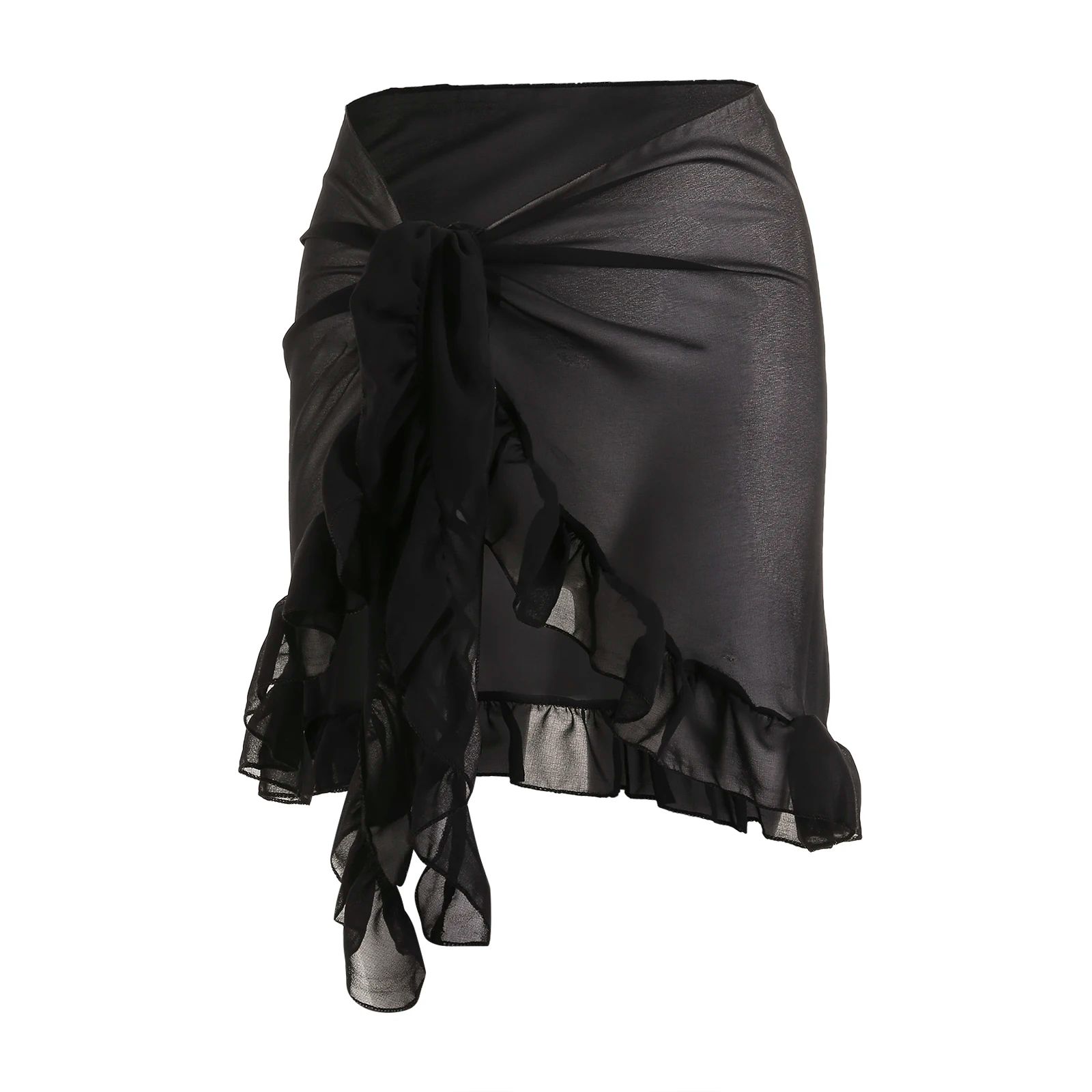 Chiffon Beach Sarong Wrap Skirt