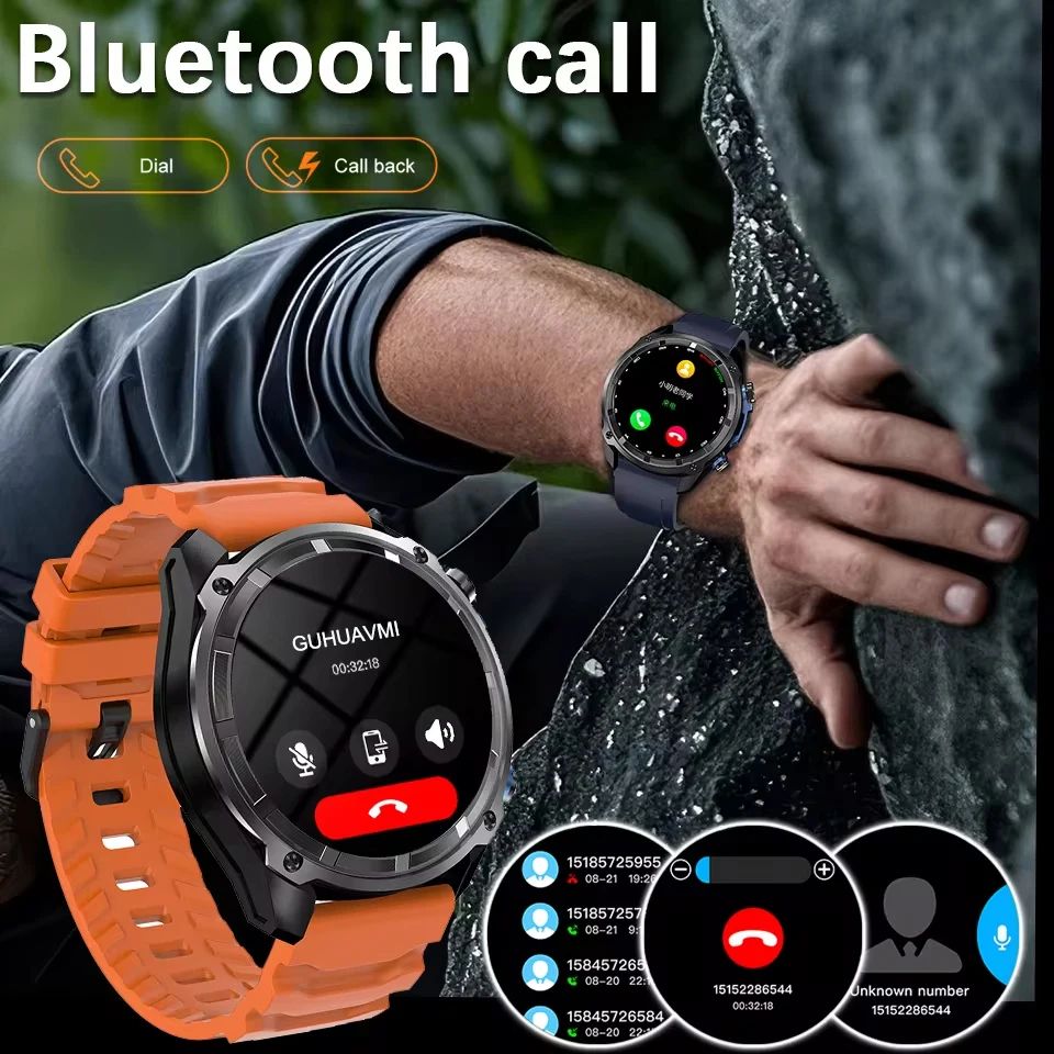 Military GPS Smart Watch with Offline Maps