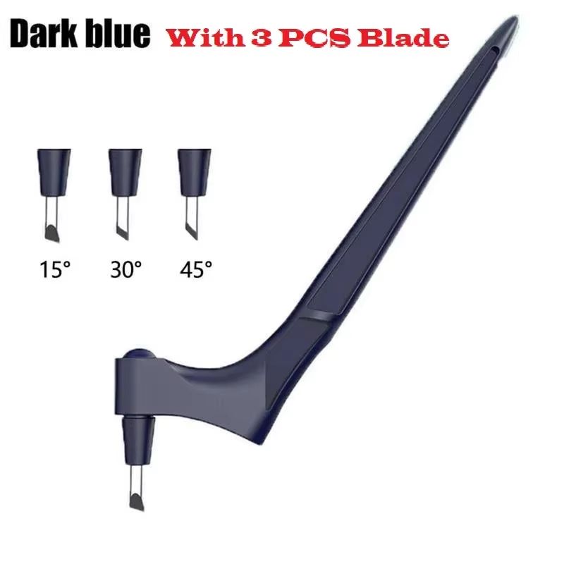 360 Degree Rotating Gyroscope Cutting Tool Set with Carbon Steel Blades and Cutting Pen
