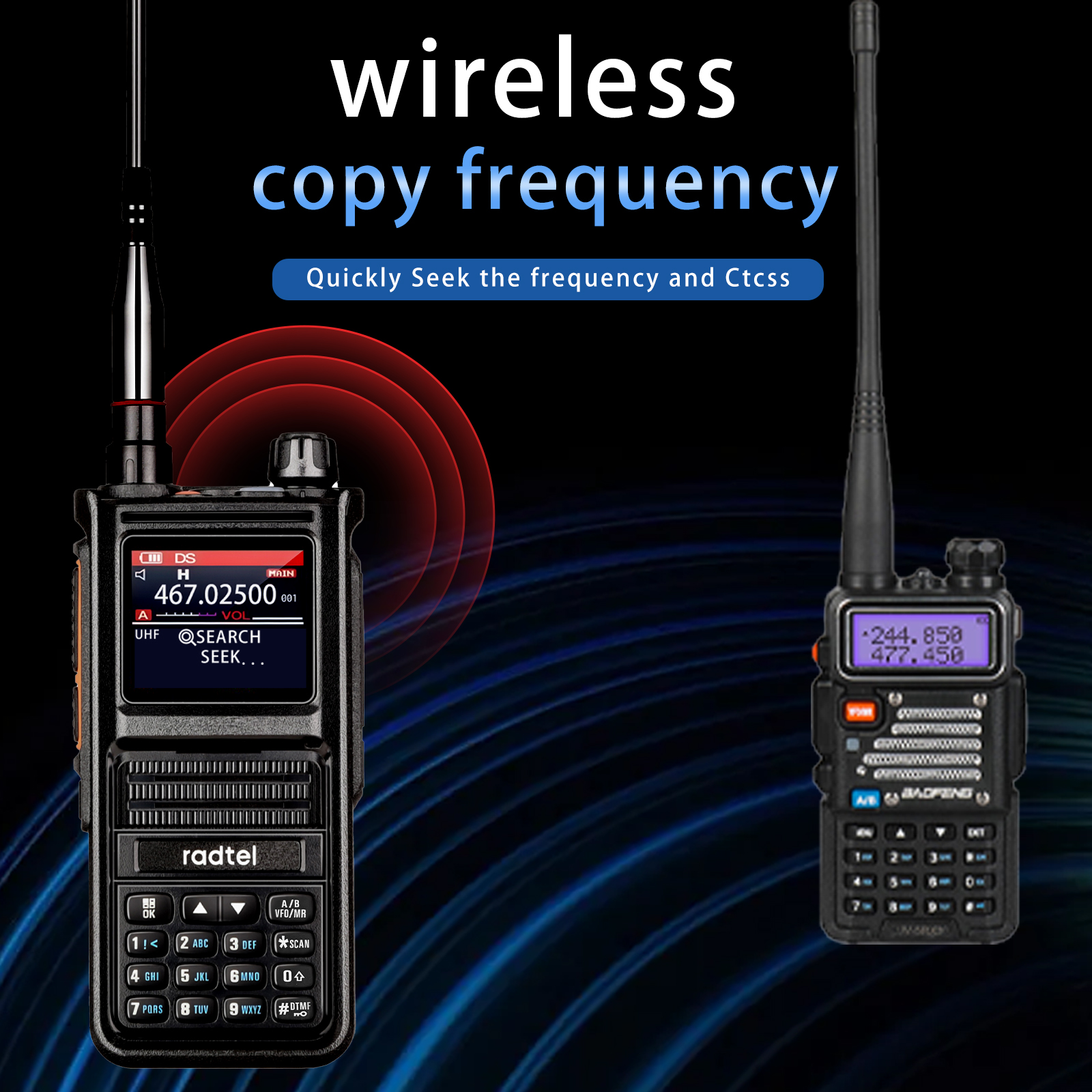 Radtel RT Multi Band Ham Radio Transceiver Two Way Radio