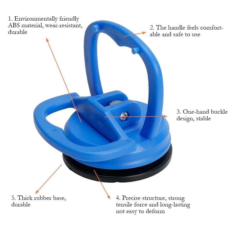 2 Piece Heavy Duty Car Dent Puller Suction Cup Repair Tool