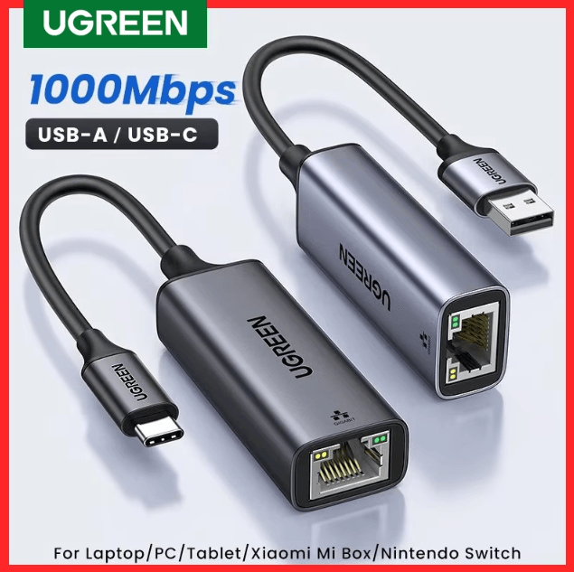 UGREEN USB 3.0 Ethernet Adapter Network Card to RJ45 LAN for PC and Devices