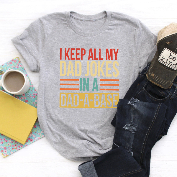 Dad a Base Shirt Funny Dad Jokes Tee Gift