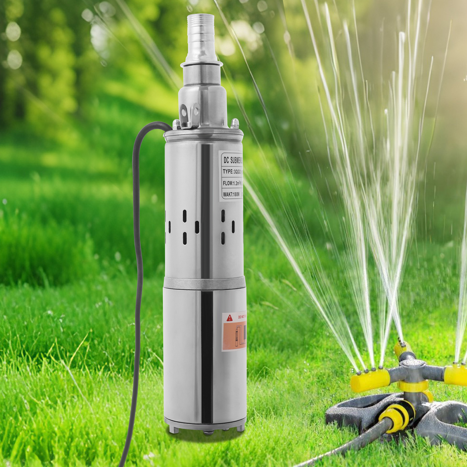 Solar Water Pump Powerful Deep Well Submersible Pump for Irrigation and Agricultural Use