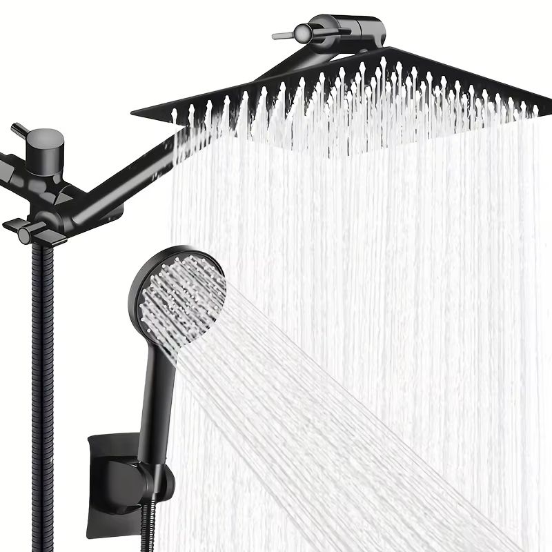 Premium Chrome-Plated Concealed Shower Set with Stainless Steel Pressurized Handheld Spray