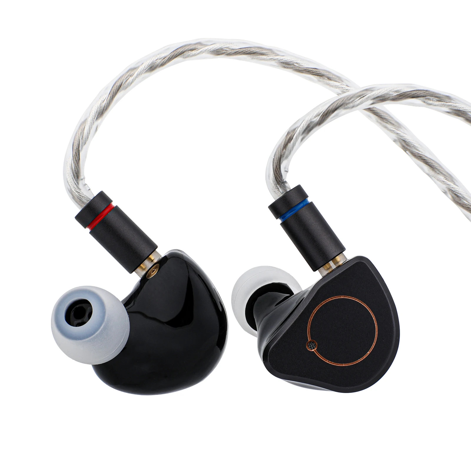 SIMGOT SuperMix 4, 1DD+1BA+1Planar+1PZT Hybrid HiFi Earphones | Oxygen-Free Silver-Plated Cable